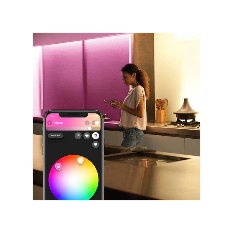 Philips Hue White and color ambiance Lightstrip Plus V4 2 meter base kit